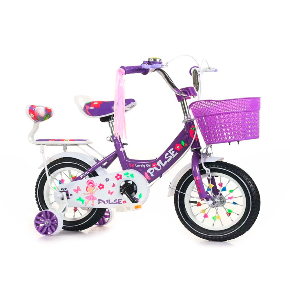 Bicicleta para Niños de 12/14/16 Pulgadas, con Luz Musical para Edades de 3  a 6 Años, Bicicleta de Acero al Carbono de zhangmengya