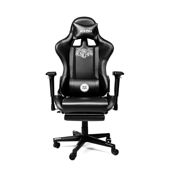 Silla de Oficina T18 - Blanco Negro – Mundo Negocio Ecuador