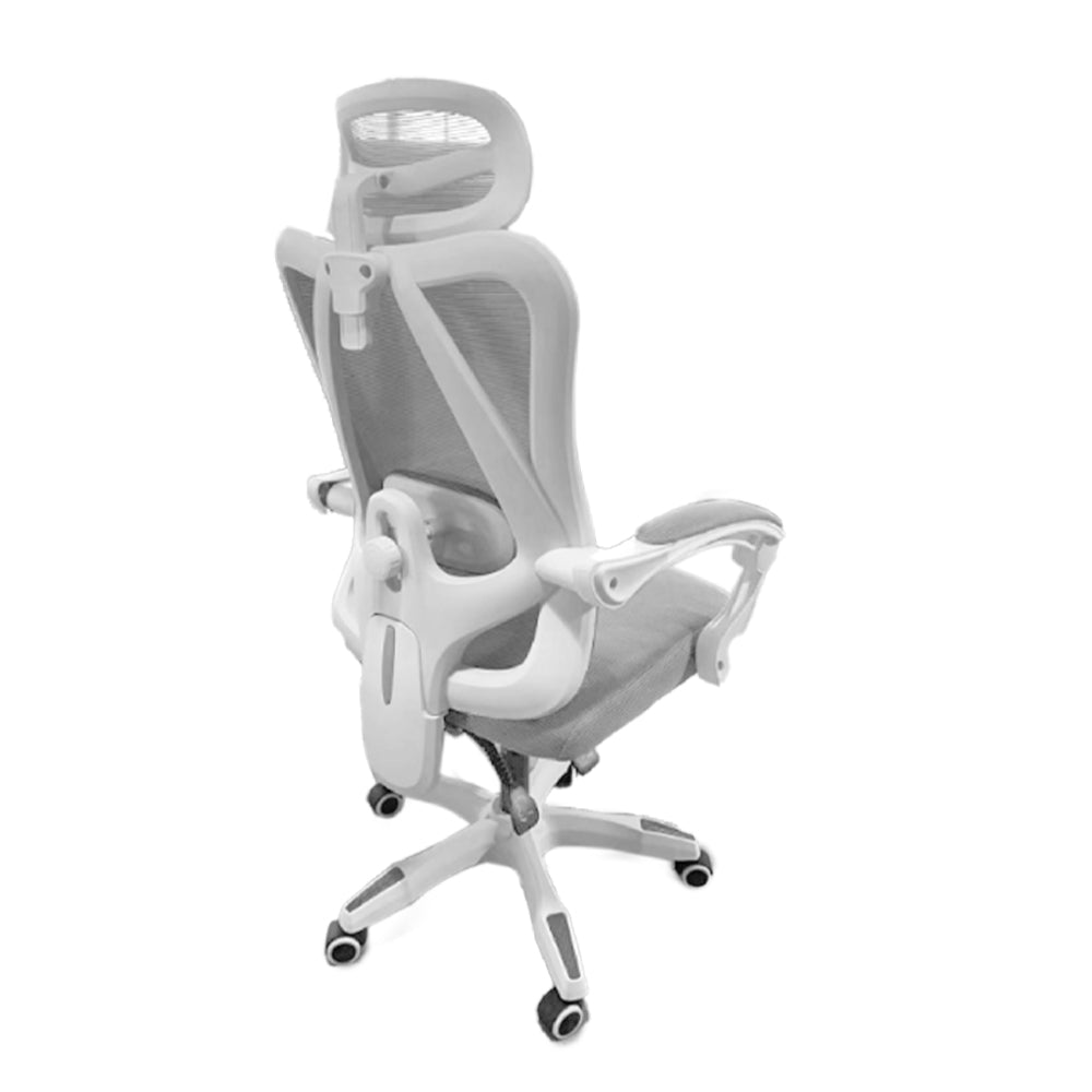 Silla de Oficina T18 - Blanco Negro – Mundo Negocio Ecuador